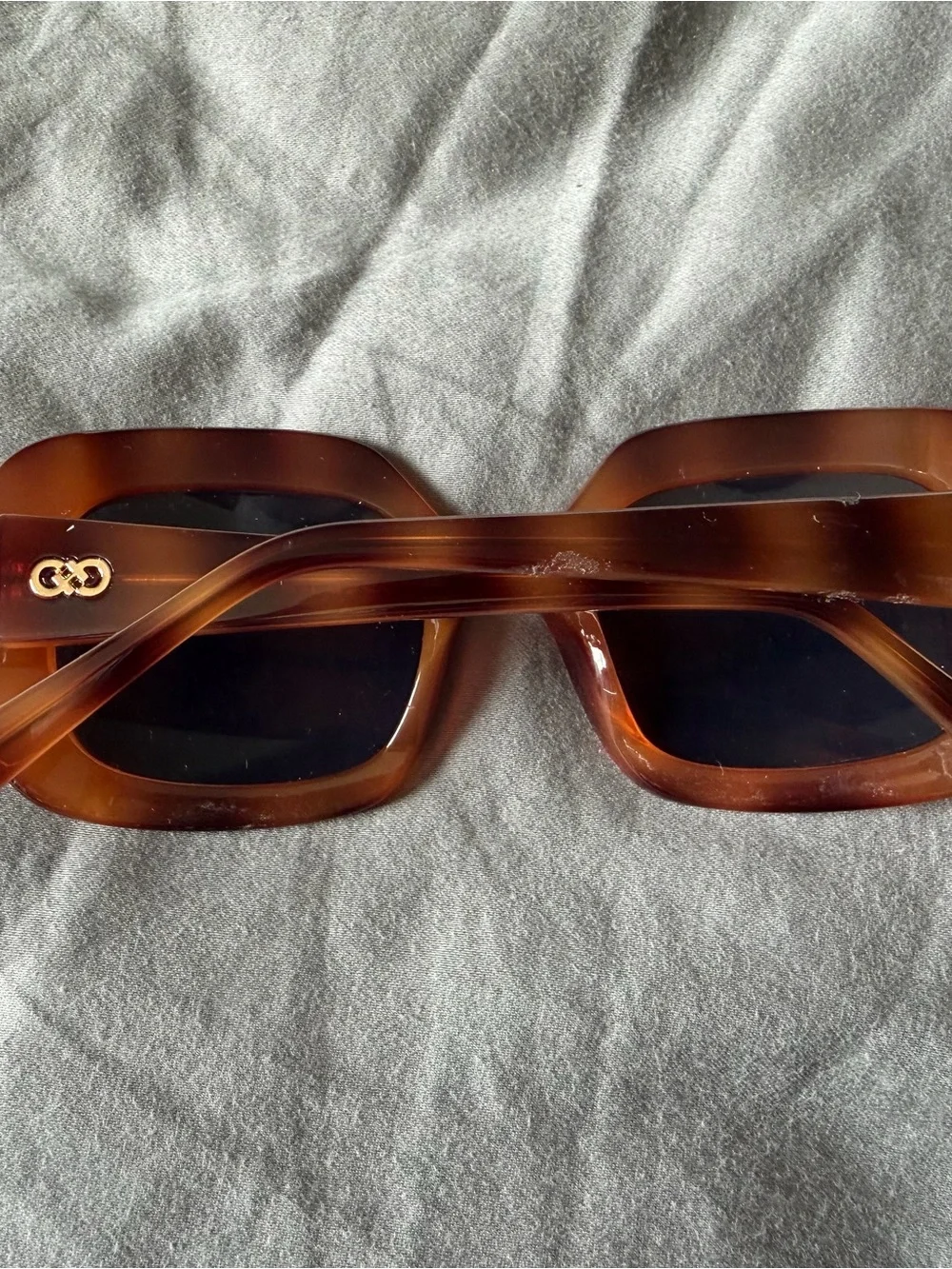 Cole Haan Women's Tortoiseshell Sunglasses - Amber Brown Frame